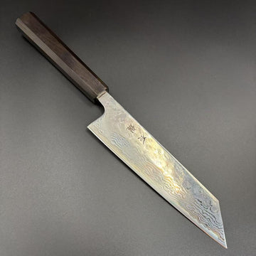Bunka 440C Damascus Tsuchime Ebony 170mm