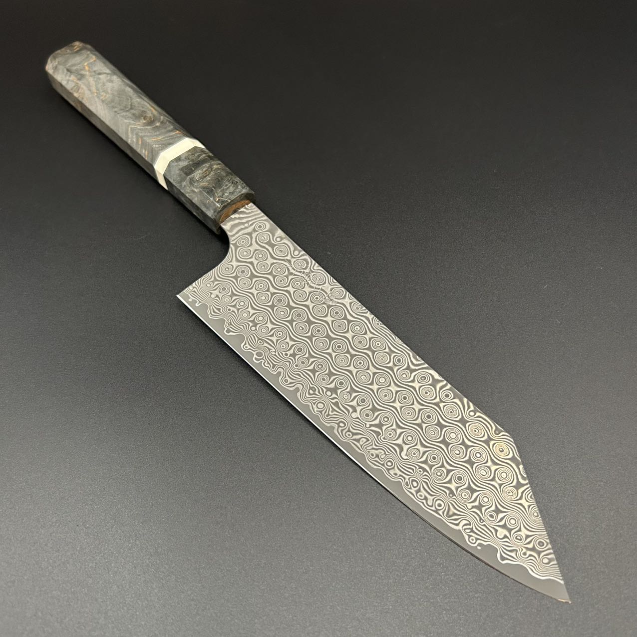 木屋　延房　粉末鋼SPG2　鎌型　180mm 延房 木屋 鎌型包丁（三徳包丁） 180mm 粉末鋼