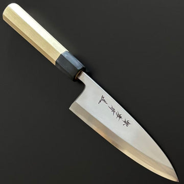 Deba Silver-3 Polished Walnut 180mm