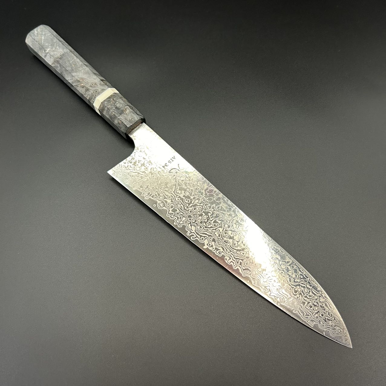 Gyuto ATS-34 Damascus Resin 210mm