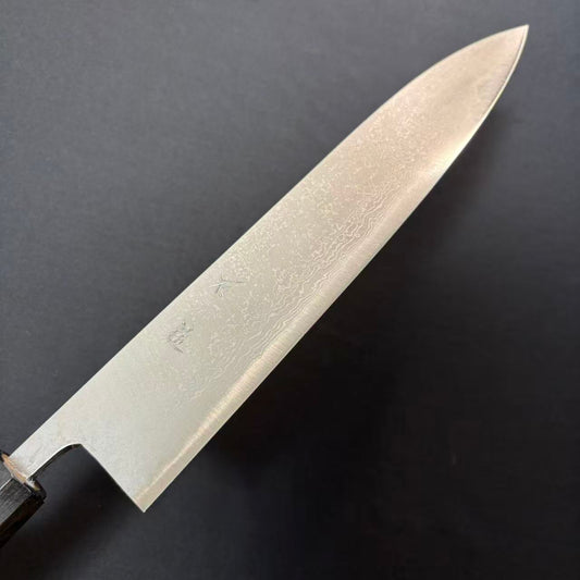 Gyuto Blue-2 Damascus walnut 240mm