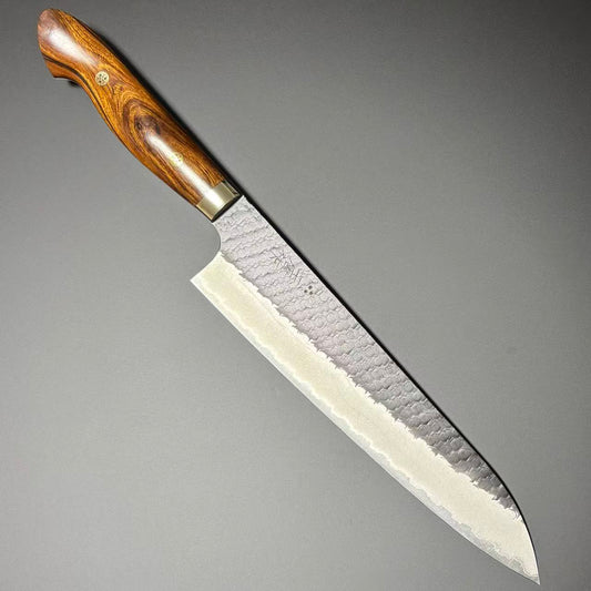 Gyuto SG2 Kurouchi Tsuchime Western 240mm 2-Handle-Type