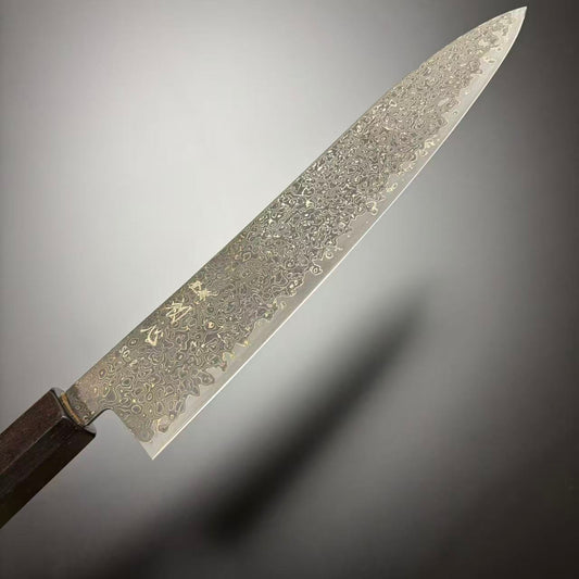 Gyuto SG2 Kurozome Damascus Ebony 210mm