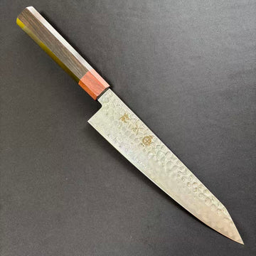 Gyuto VG10 Tsuchime Damascus  Ebony 210mm