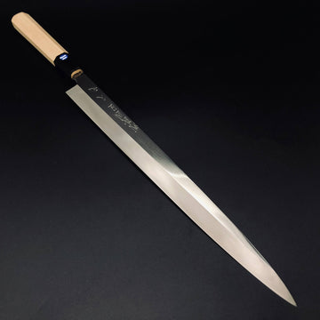 Honyaki Fugubiki 295㎜ Blue 2 Octagonal angle Magnolia