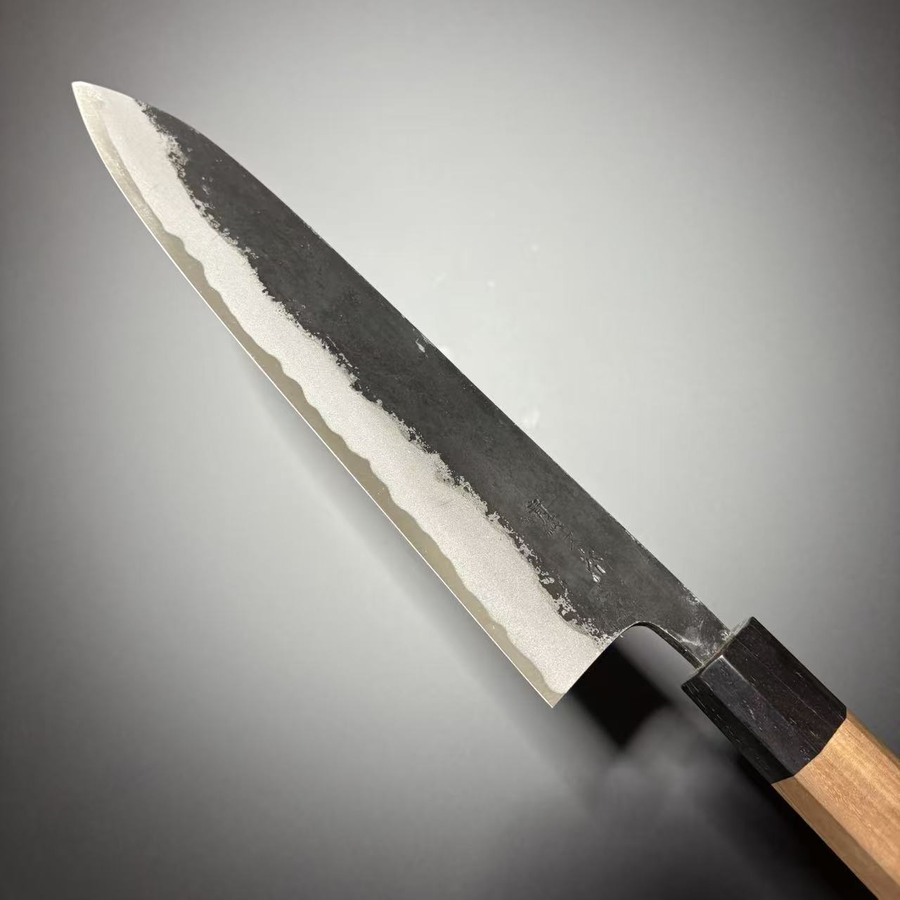 Gyuto Super-Blue Kurouchi Walnut 210mm
