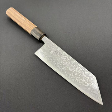 Kiritsuke Blue-2 Damascus Walnut 165mm