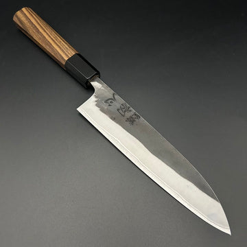 Gyuto White-2 Kurouchi Yuzu 180mm 2-Handle-Type
