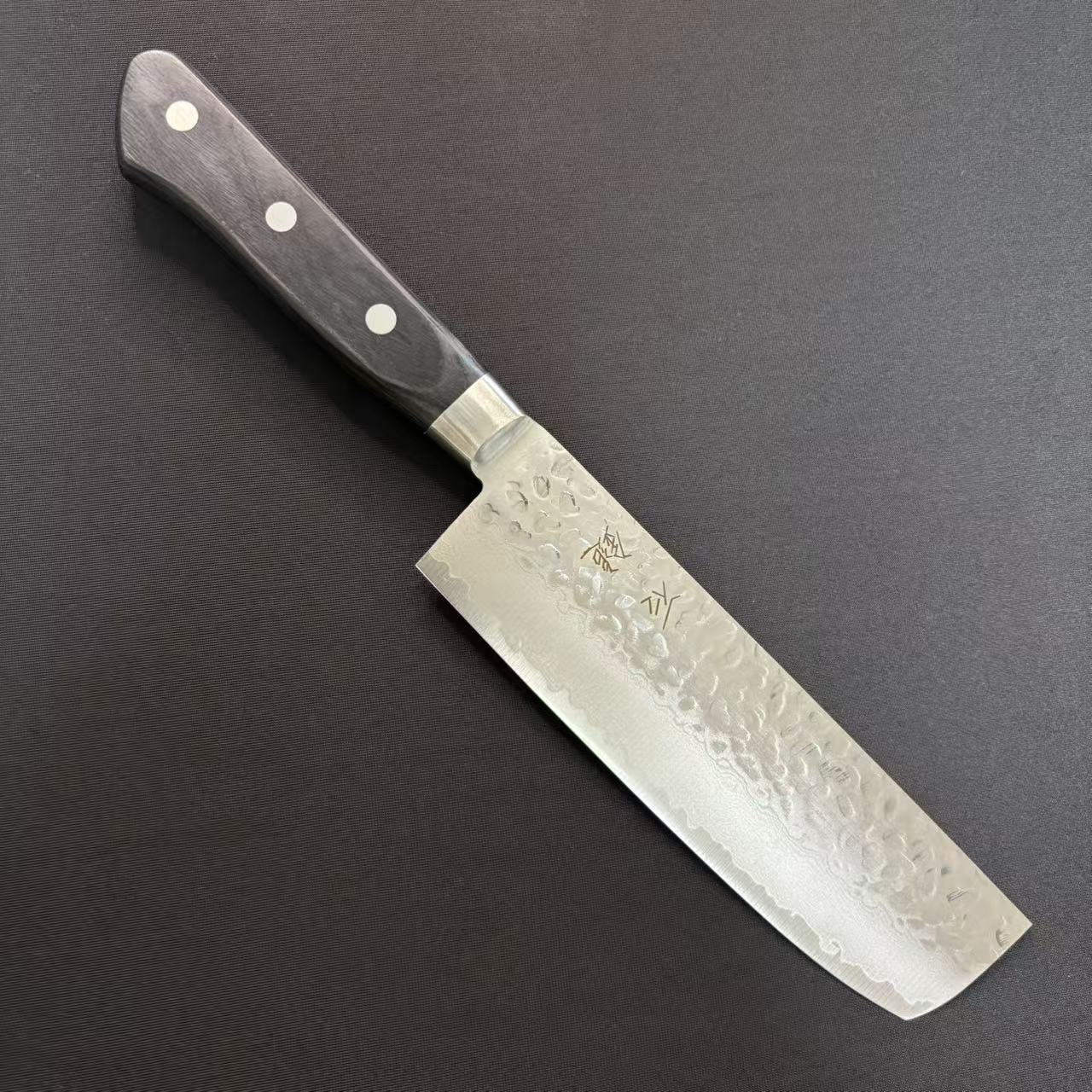 Nakiri AUS-8 Tsuchime Damascus Western 165mm