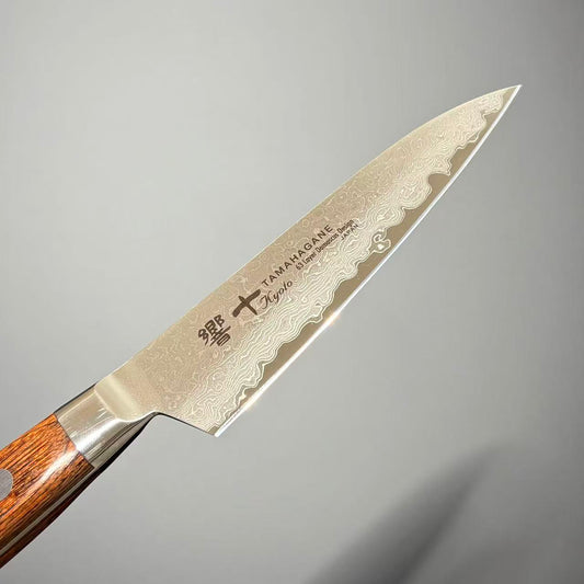 Paring knife Mo-V Damascus Western 90mm