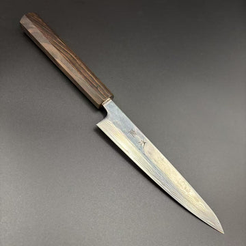 Petty 440C Damascus Tsuchime 135mm 2-Handle-Type