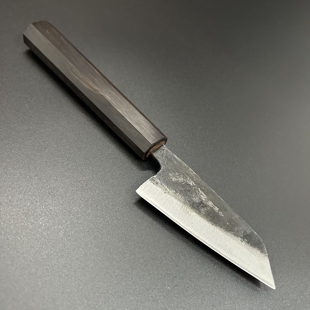 Petty Bunka Blue-2 Kurouchi Wood 80-120mm