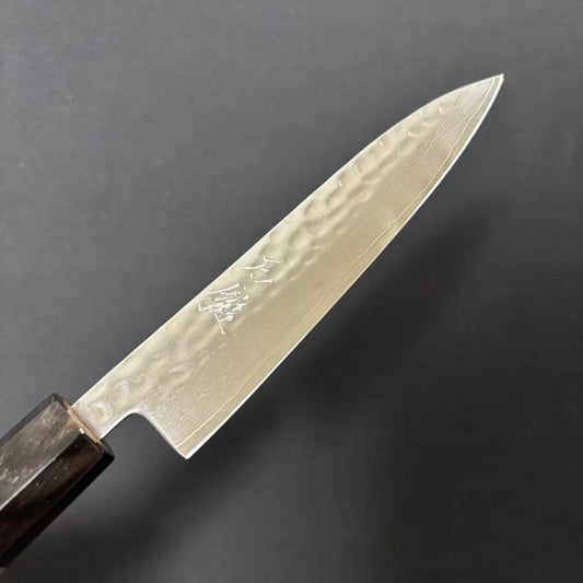 Petty VG10 Damascus Tsuchime Ebony 120mm