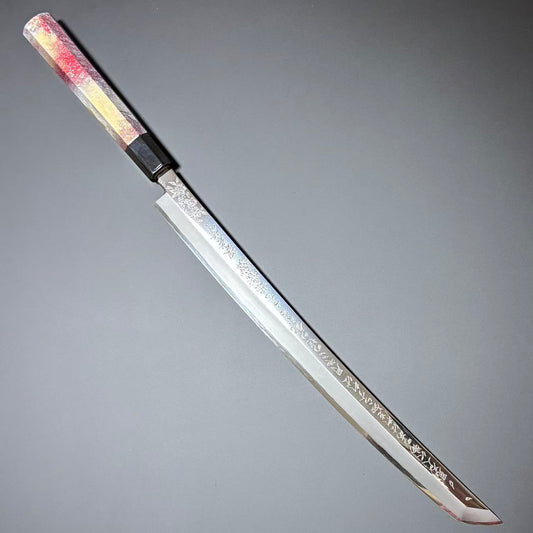 RINKA Sakimaru-Takohiki Silver-3 Mirror Lacquered 390mm