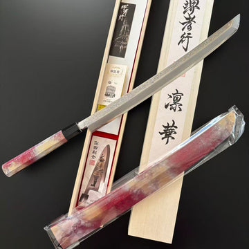 RINKA Sakimaru-Takohiki Silver-3 Mirror Lacquered 390mm