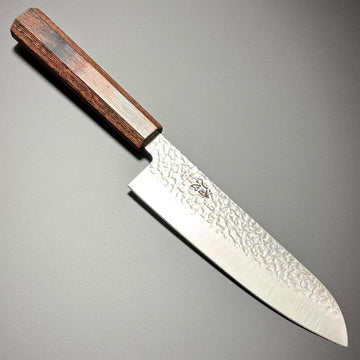 Santoku AUS-8 Tsuchime Wood 180mm