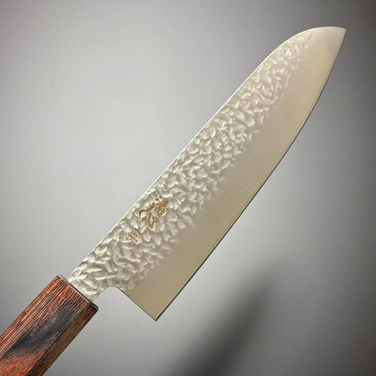 Santoku AUS-8 Tsuchime Wood 180mm