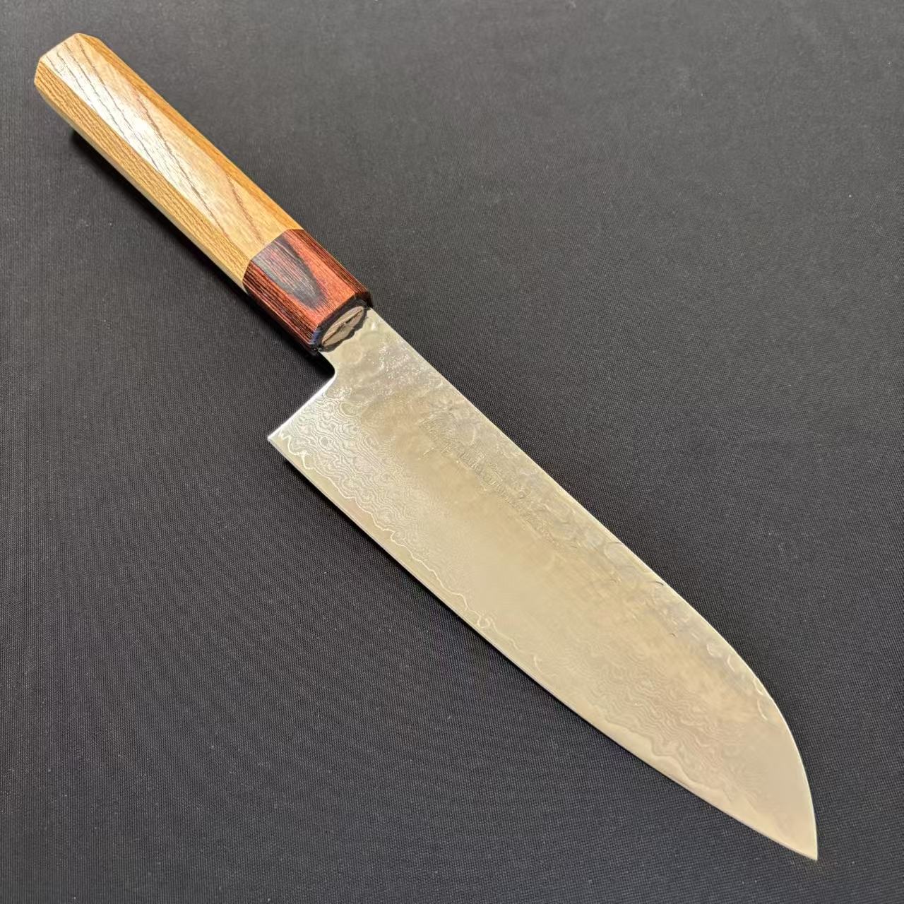 Santoku VG10 Damascus 33-Layers Cherry 170mm