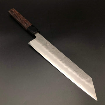 Stainless‐clad Kiritsuke 210㎜ Silver 3 Steel Octagonal angle Rosewood Handle